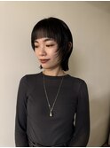 レイヤーカット/顔まわりカット/ウルフボブ/レイヤーボブ