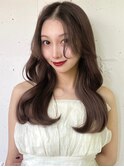 透明感カラー 20代30代 韓国ヘア 顔周りカット 小顔カット 美髪