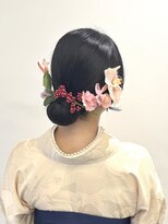 オレンジ梅田店(ORANGE)&nbsp;卒業式/袴着付け/アップ/シニヨン【ミナ】