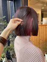 オアシス(oasis)&nbsp;【oasisマミ】インナーカラーピンク/ピンクベージュ/小顔ボブ