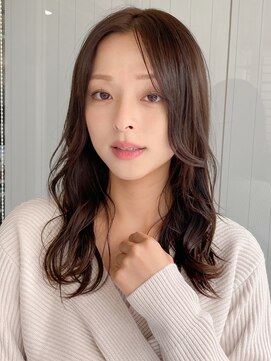 エトラ 渋谷店(etora) 小顔 前髪 レイヤーカット ホワイトグレージュ"