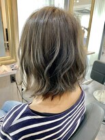 ボヌール 川崎店(Bonheur)&nbsp;外ハネボブ×アッシュベージュ