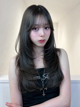 アイトーキョーエス 渋谷(AI TOKYO S) ロングレイヤーハイレイヤー韓国レイヤーハッシュカット渋谷
