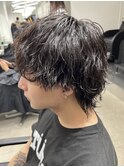 名古屋波巻きスパイラルパーマメンズヘアメンズマッシュ名駅30代