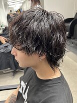 名古屋波巻きスパイラルパーマメンズヘアメンズマッシュ名駅30代