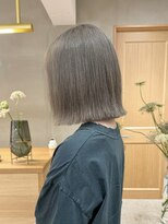 ローレン(LOREN)&nbsp;黒髪/ボブルフ/ネビージュ/小顔/ワンレン/栄/髪質改善/前髪