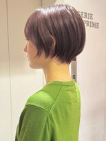 ヘアエジェリプリム (hair&spa egerie prime) ミニマムショート/前髪あり/20代◎30代◎40代