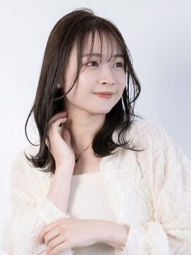 ファルベ(Farbe) ミディアムヘア/暗めカラー/グランマッシュ/デザインカラー