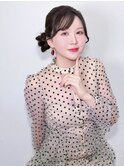 宣材サロモ撮影。サイドお団子vol3.0