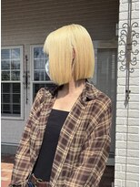 アボックス(abox)&nbsp;抜きっぱなし/ブロンド/ケアブリーチ/髪質改善/U24/学割