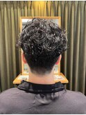 MEN’S HAIR/サーフカール/刈り上げセンターパート/武蔵小杉