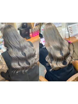 質のいいエクステを厳選して取り揃えており、1人1人の髪に合うご提案も◎ナチュラルで自然な仕上がりに♪