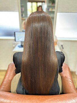 髪質改善カラー(白髪染め) Before→After