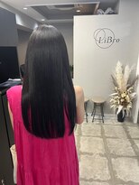 リブロ(LiBro)&nbsp;髪質改善ストレートダークアッシュ暗めカラー大人ナチュラル