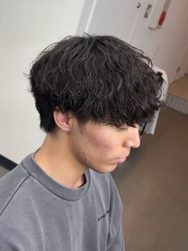 プルーブトウキョウ 渋谷(PROVE TOKYO) 爽やかビジネスツーブロック無造作ナチュラルシャドウパーマ