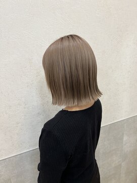 ヘアーナチュレ ラ フルール(HAIR NATURE La Fleur) ☆前下がり×ミルクティベージュ☆