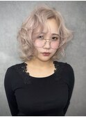 【ハイトーンカラー】ホワイトベージュ