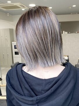 サニー 西中島店(sunny.) ハイライトカラー×インナーシルバー