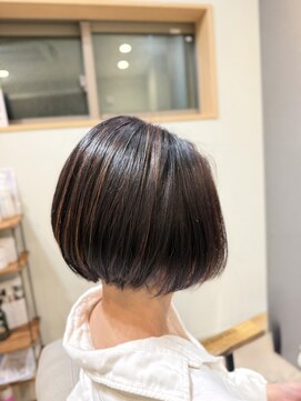 エオン(eon) 3Dカラーボブ【eon】#ボブ#白髪ぼかし#大人女性