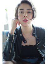 シエナ 渋谷(Siena)&nbsp;siena 大人かわいいかきあげバングxアイスべージュ