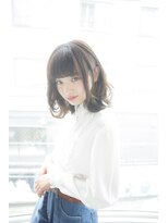 サロンドミルク 原宿(salon de MiLK)&nbsp;【salon de MiLK 原宿】ゆるふわセピアアッシュ×中がけロブ