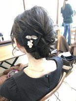 ロカット サロン(Roquat Salon)&nbsp;ゆるふわアップアレンジ【ヘアアレンジ　八王子/立川/立川南】