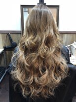 ディー エメ(D-aimer-)&nbsp;ＳＬエクステでベージュなハイトーン【カラー・編込みエクステ】