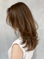 アイティー バイ アルバム 中野店(IT by ALBUM)&nbsp;ハイレイヤーモカベージュ_外ハネボブセクションカラー_ba302931