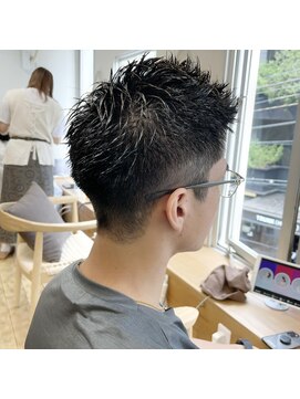 ラナ 渋谷(Lana) 【Chill】清潔感MAX!刈り上げかき上げシックスリークショート◎