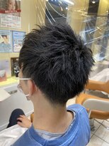 クオリス 上板橋店(QUALIS) モテ髪爽やか束間ショート【ツーブロ×刈り上げ】