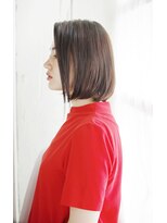 オティアプラスエヌ(OTTIA+n)&nbsp;20代30代40代　モードの顔した大人ボブ【松山】