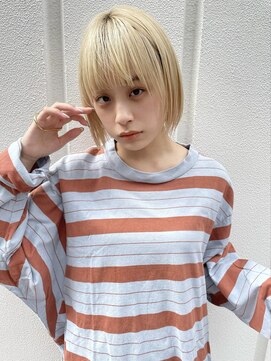 レトン 銀座(leton) 美髪/ホワイトグレージュ/大人かわいい/こなれミディ[銀座]