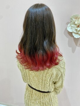 ニューヨーク ニューヨーク 河原町オーパ店(NYNY) チェリーレッドのグラデーションカラー*19