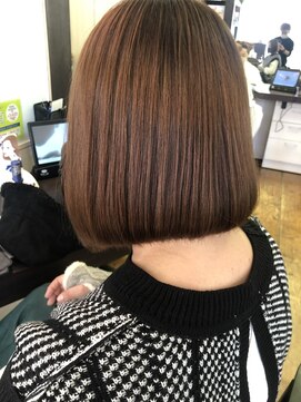 フレンズ 環状通東店(friend's) ナチュラルボブ ノンダメージストレート 3