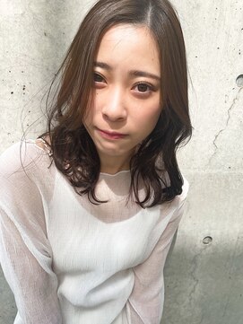 ソワリー 栄(THOiRY) THOiRY【女性らしい柔らかヘア】似合わせ小顔艶髪ゆる巻きロング