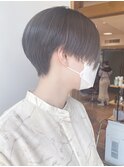 【morio 原宿】ハンサムショート　前下がり　センターパート