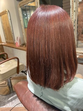 ムーン(moon) #ロングヘア #グレージュカラー #ボブウルフ#ココアベージュ