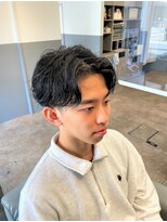 ノイセル 西本町(Noisyle)&nbsp;guest snap　刈り上げリバースニュアンスパーマセンターパート