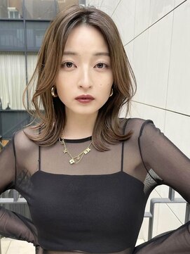 トルネード(TORNADO) 海外へア 外国人風 チョコレートブラウン レイヤーカットA504