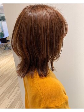 ネオヘアー 曳舟店(NEO Hair) オレンジブラウン/レイヤーカット