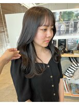 ヘアーエスクールシーユー 枚方T-SITE店(hair S.COEUR×Cu) 顔周りレイヤー