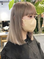 サンクプロジェクト(cinq PROJECT)&nbsp;ミルクティーベージュハイトーンカラーケアブリーチダブルカラー