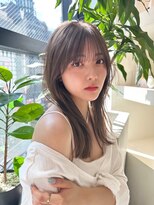 髪質改善＊透けカラーフルバング＊美髪【Zina  池袋】