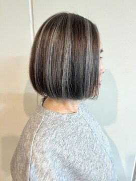 ルーツ ヘア デザイン(roots hair design) 西区新町★roots★乾かすだけでまとまるボブ×ハイライト