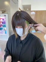 カッツ 駅家店(CUT S)&nbsp;イエロー×ライムグリーン