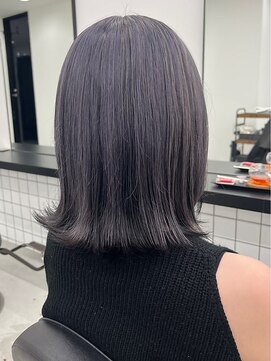 ジルスタジオ(JILL STUDIO) JILL STUDIO モーヴグレージュ/ミディアムボブ