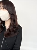 波打ちレイヤー×ピンクブラウン