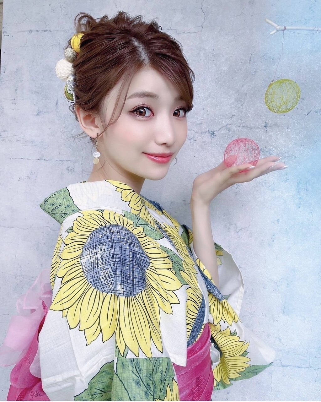 IRIS☆浴衣ヘア ふわふわアップ＆ツインあみおろし：L209121699｜ヘア