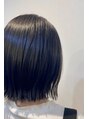 ヘアデザイニング アヴァンセ(HAIR DESIGNING Avance)&nbsp;切りっぱなしボブ/ミニボブ/ブルーブラック/ボブ
