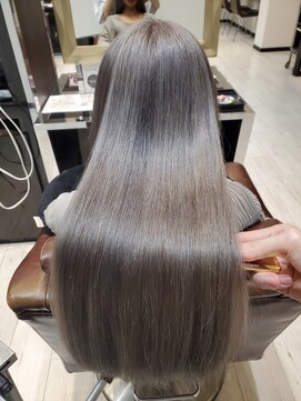 アウラ 小杉店(AULA) ブリーチ1回でできるホワイトベージュ